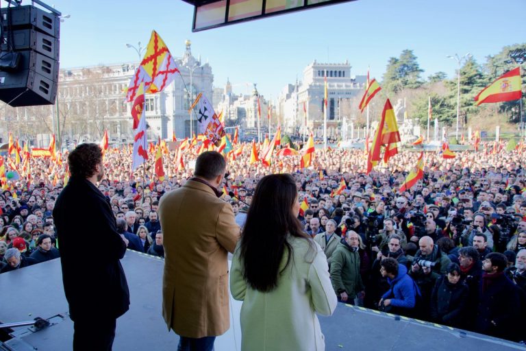 Fracaso absoluto de Vox en sus concentraciones contra Sánchez