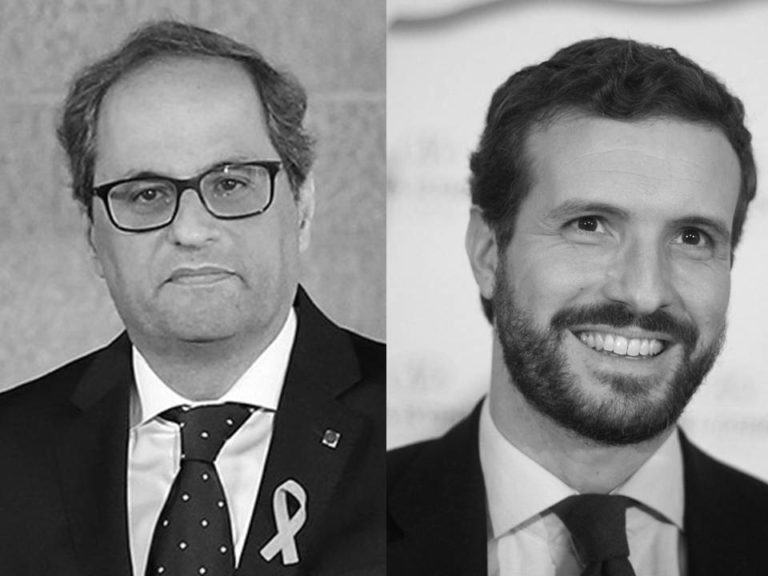 #RetratadosdelCoronavirus Casado e independentistas