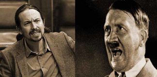 Podemos se entrega a Hitler