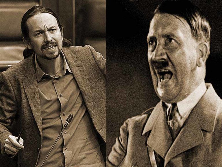 Podemos se entrega a Hitler