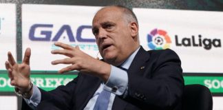 Javier Tebas trabaja para la Premier