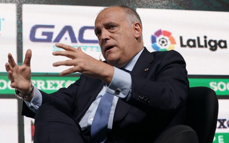 Javier Tebas trabaja para la Premier