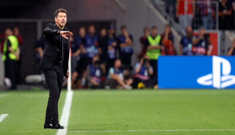 Simeone parece desnortado y hundido