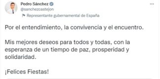 Seria advertencia a quienes felicitan las Fiestas