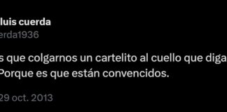 Repito, dejen de tomar a las personas por imbéciles