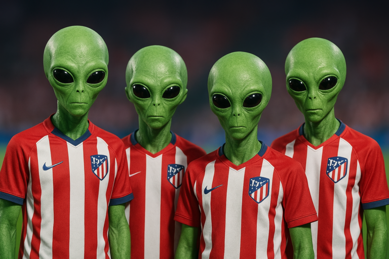 La liga de los alienígenas será rojiblanca