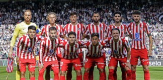 Con el pantalón rojo es posible que no gane